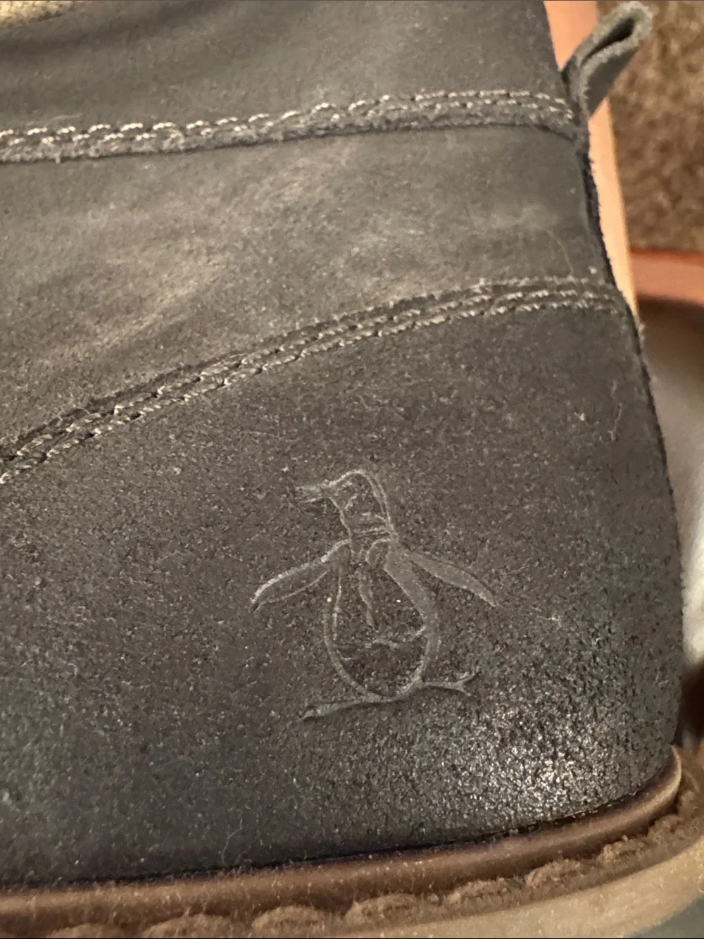 Men's Penguin Gray Lace-Up Chukka Boots size 10.5